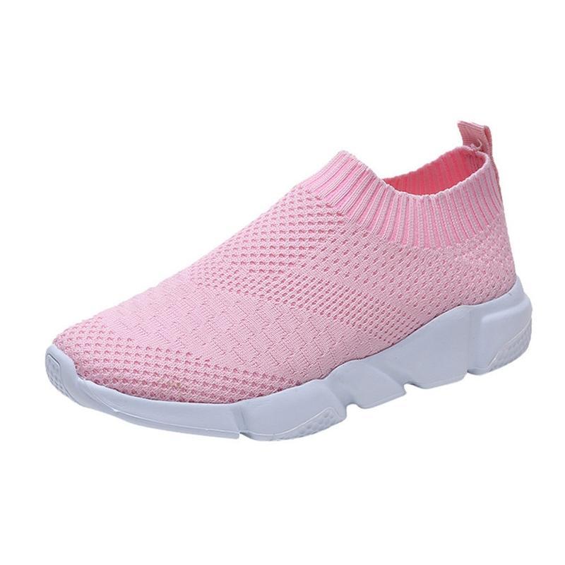 New Outdoors Adults Trainers Running Shoes Woman Sock Footwear Sport Athletic Unisex Breathable Mesh Female Sneakers - Melissa