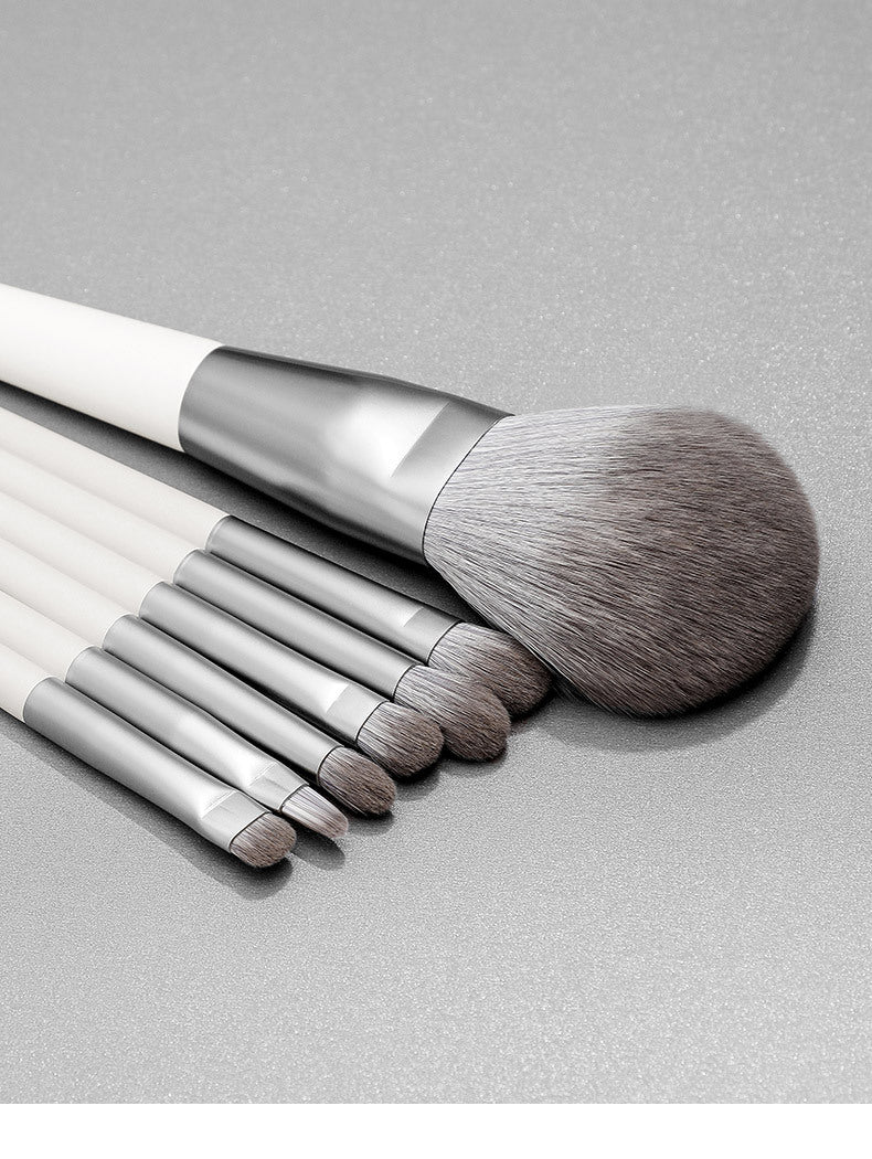 ZOREYA silver foxtail 10 makeup brushes - Melissa