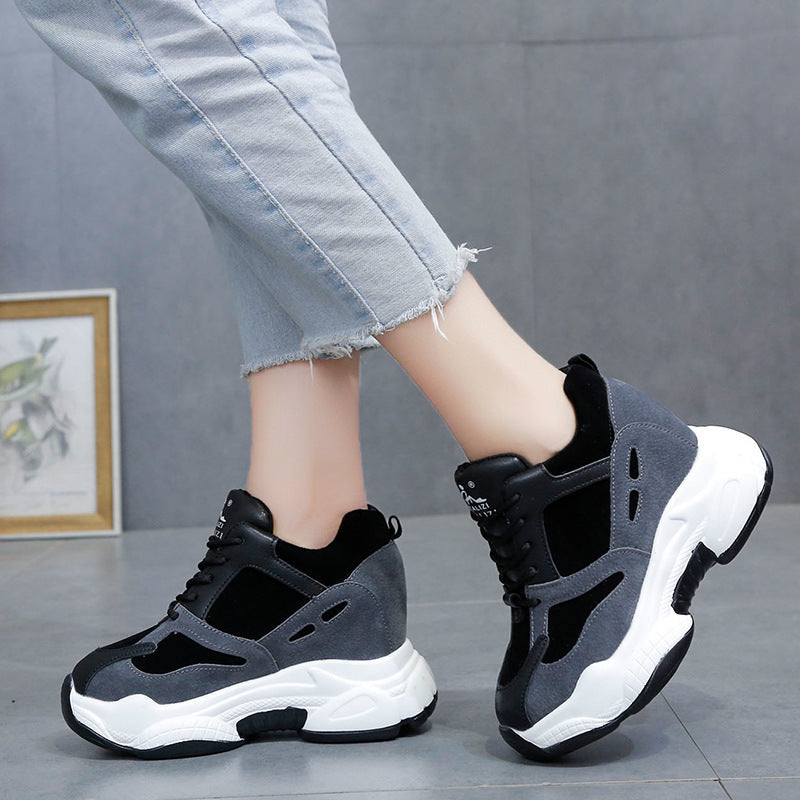 Woman Fashion Sneakers Platform Chunky Casual Shoes  New Designers Basket Female Vulcanized Shoes Women High Heels - Melissa