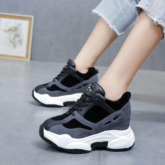 Woman Fashion Sneakers Platform Chunky Casual Shoes  New Designers Basket Female Vulcanized Shoes Women High Heels - Melissa