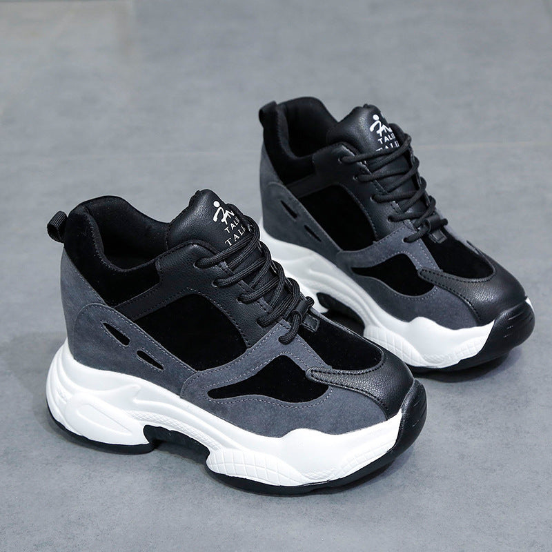 Woman Fashion Sneakers Platform Chunky Casual Shoes  New Designers Basket Female Vulcanized Shoes Women High Heels - Melissa