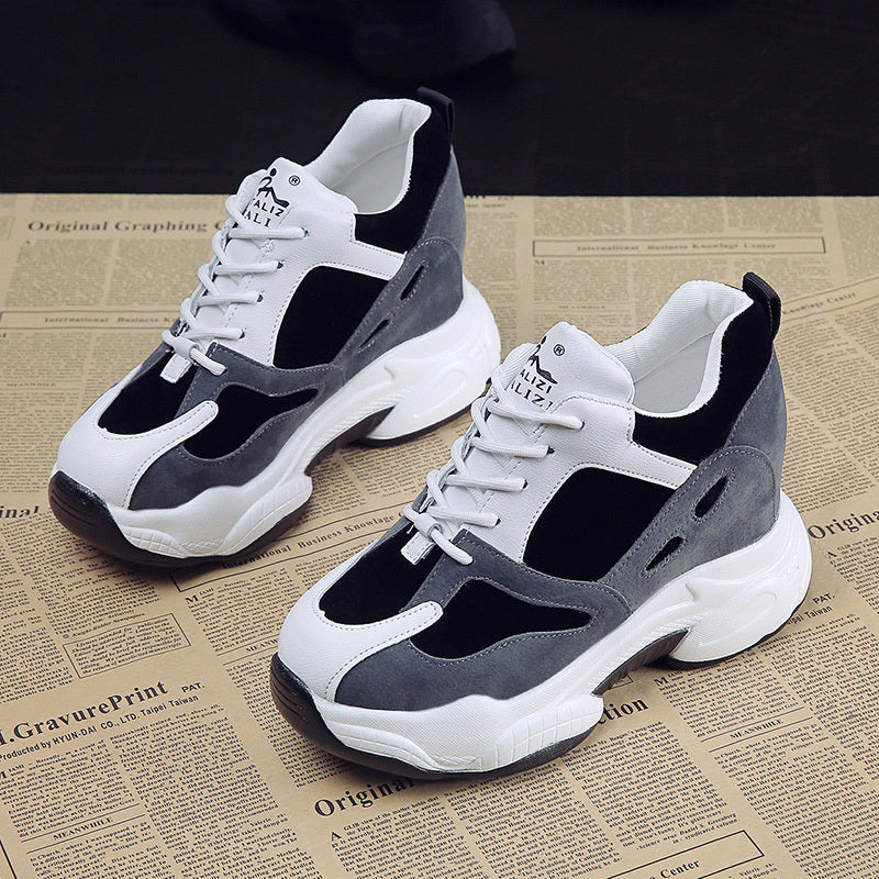 Woman Fashion Sneakers Platform Chunky Casual Shoes  New Designers Basket Female Vulcanized Shoes Women High Heels - Melissa