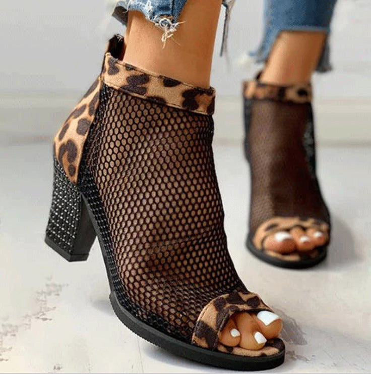 Mesh zipper cool boots woman - Melissa