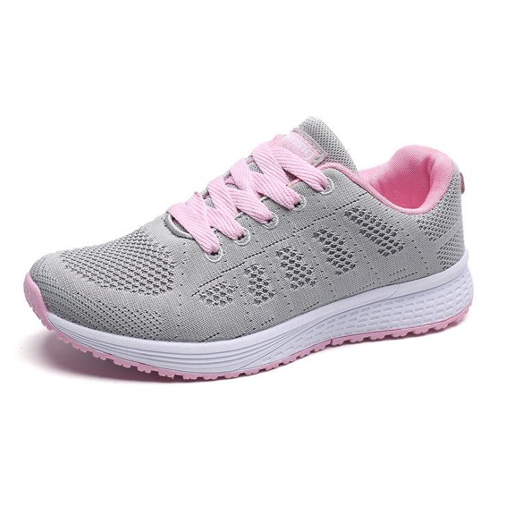 Women Casual Shoes Fashion Breathable Walking Mesh Flat Shoes Woman White Sneakers Women Tenis Feminino Female Shoes - Melissa