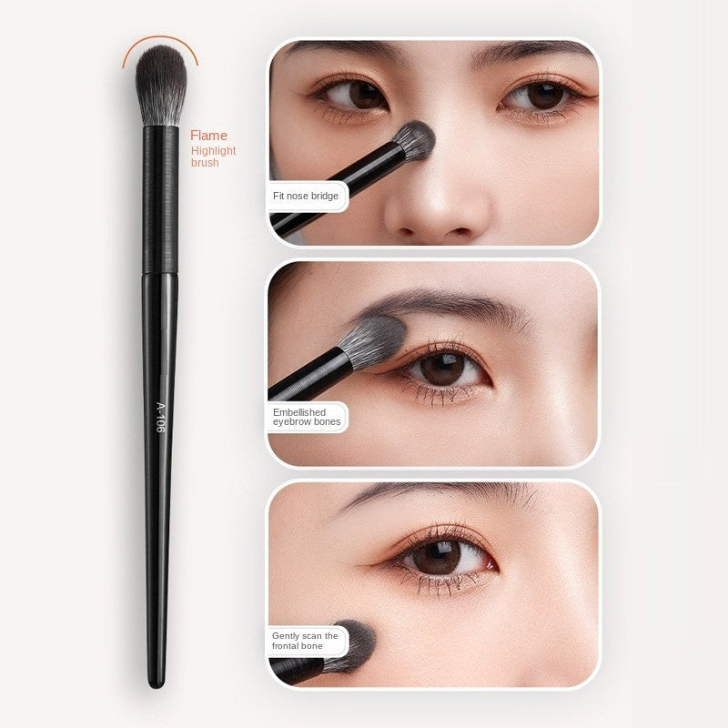 13 Black Brushed Eye Brush Makeup Tools Eye Makeup Brush Leather Ba - Melissa