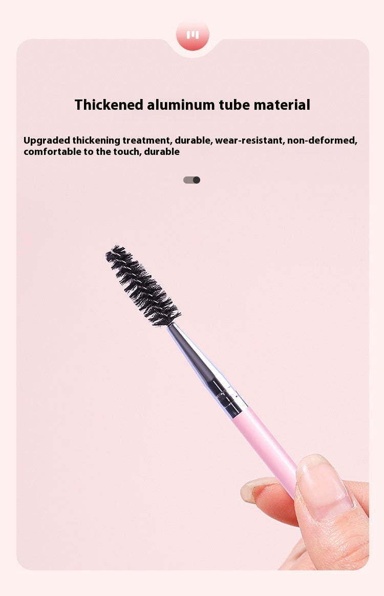 Spiral Angled Makeup Double Ended Eyebrow Brush - Melissa